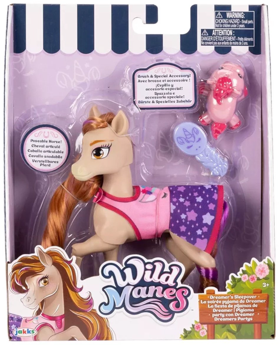 Набор Jakks Wild Manes Лошадка Дример на пижамной вечеринке купить,NaN
