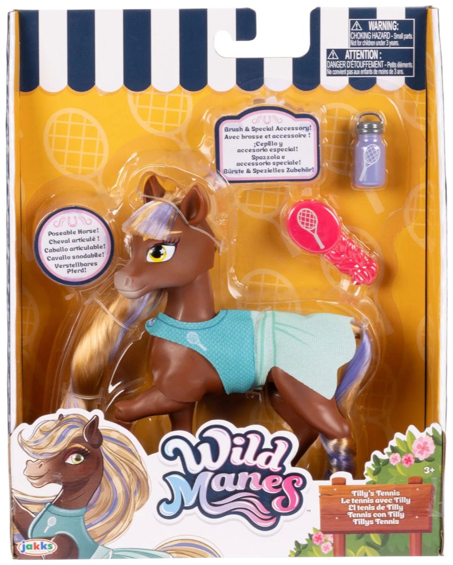 Набор Jakks Wild Manes Лошадка Тилли на теннисном матче купить,0