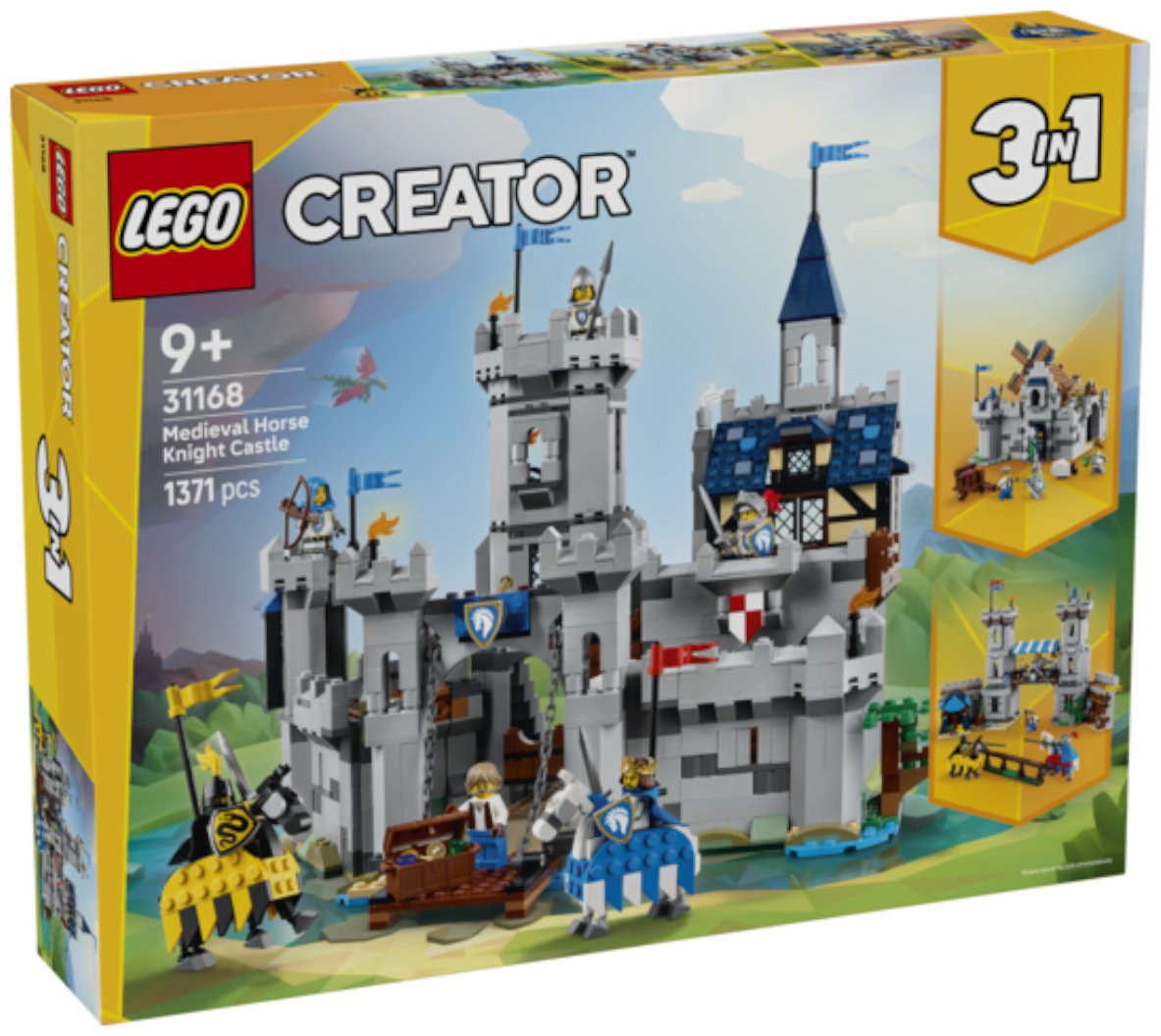 Конструктор LEGO Средневековый замок конного рыцаря Creator, деталей 1371 шт купить,NaN