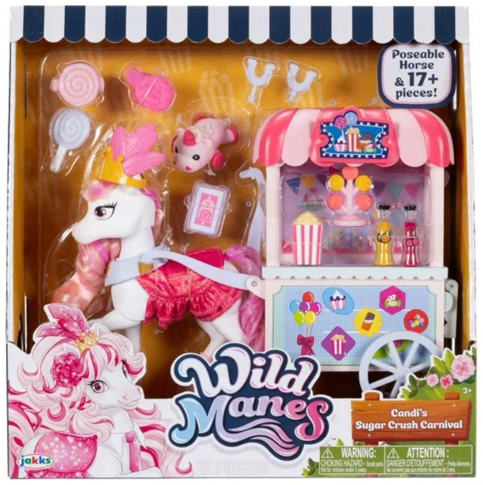 Набор Jakks Wild Manes Посещение ярмарки с Кэнди - ForteMarket Набор Jakks Wild Manes Посещение ярмарки с Кэнди купить,0