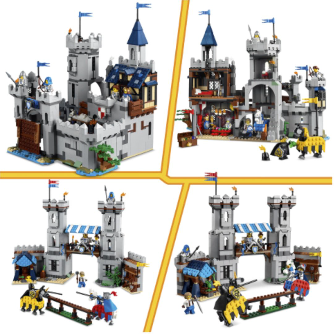 Конструктор LEGO Средневековый замок конного рыцаря Creator, деталей 1371 шт купить,NaN