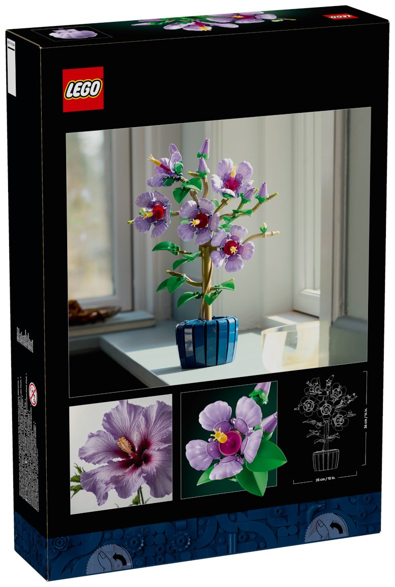 Конструктор LEGO Гибискус Botanicals, деталей 660 шт