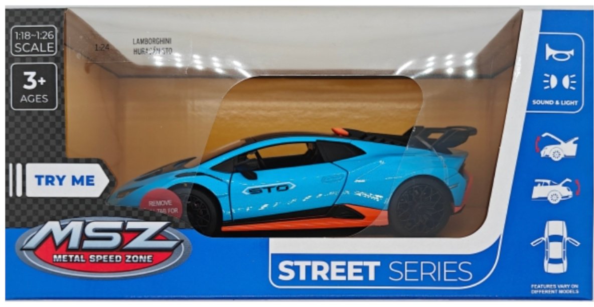 Легковая MSZ Lamborghini Huracan STO голубой купить,NaN
