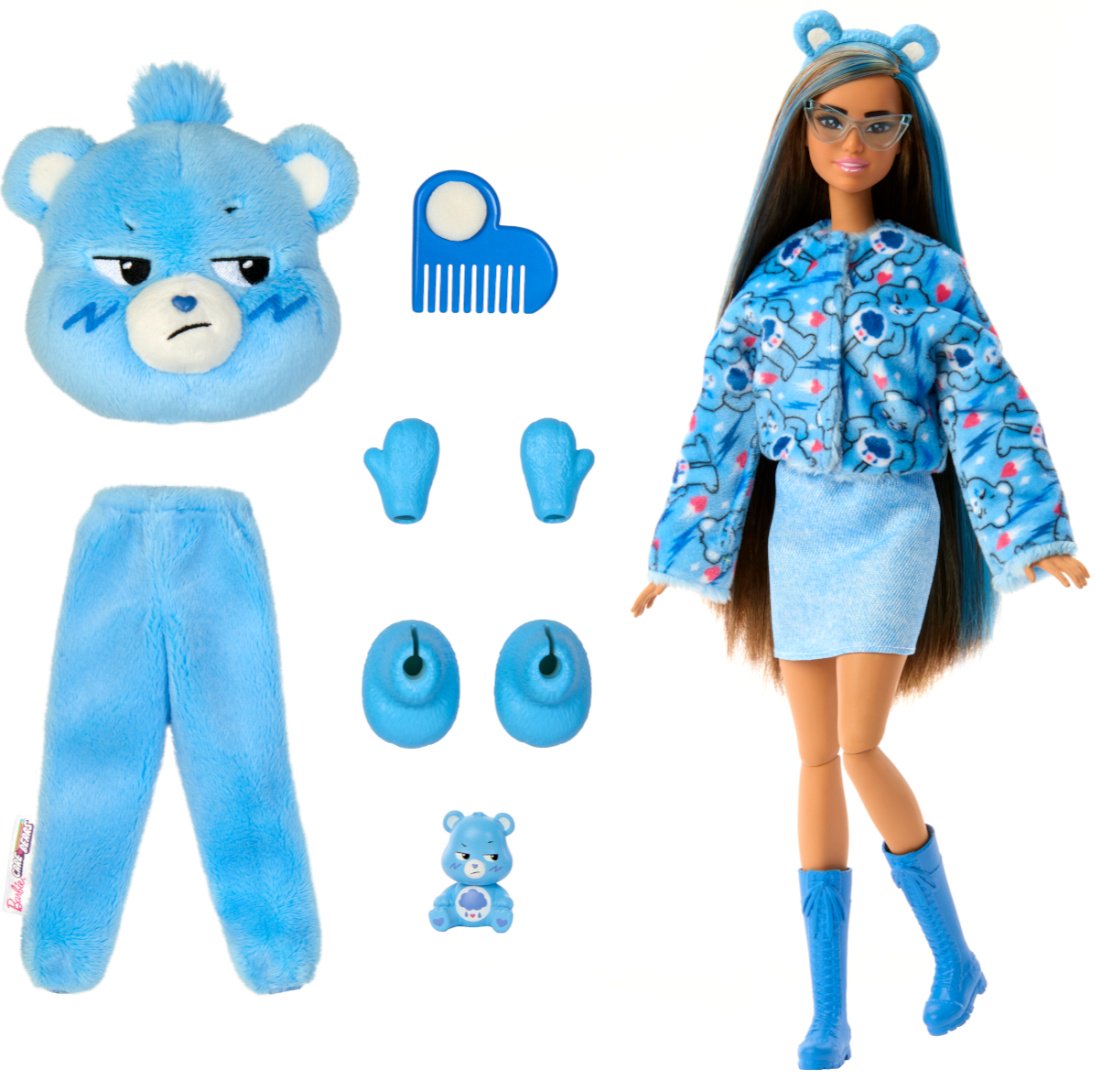 Кукла-модель Barbie Cutie Reveal. Grumpy Bear 27 см