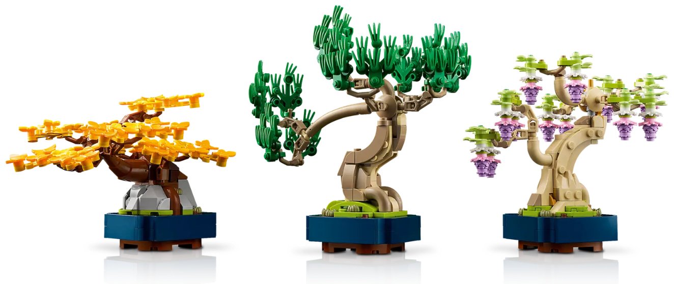 Конструктор LEGO Мини-деревья бонсай, деталей 709 шт