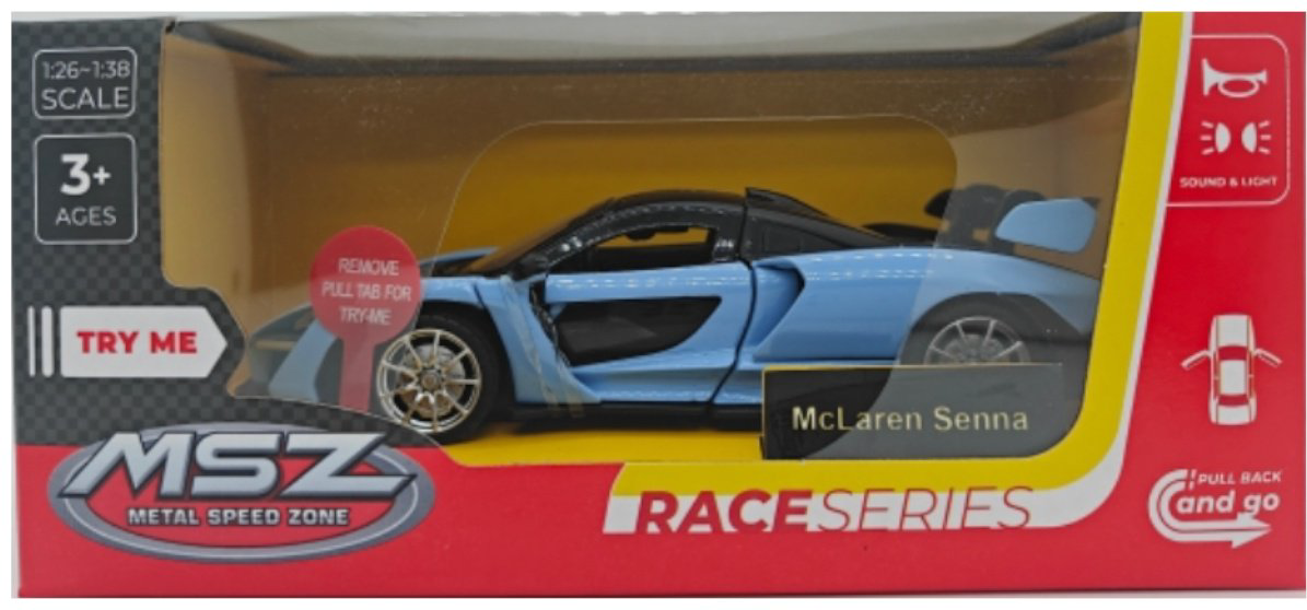 Легковая MSZ McLaren Senna голубой купить,NaN