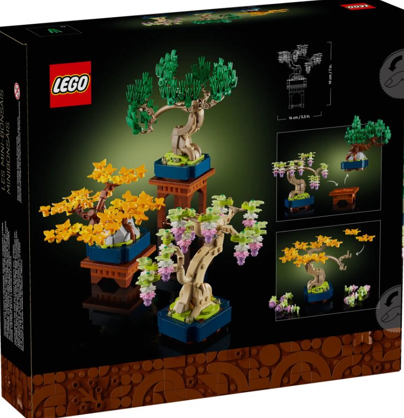 Конструктор LEGO Мини-деревья бонсай, деталей 709 шт купить,NaN