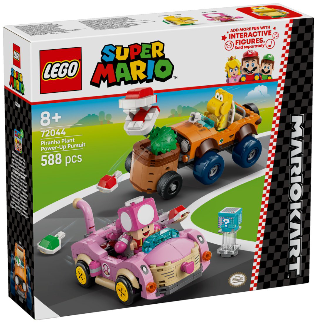 Конструктор LEGO Погоня за растениями-пираньями Super Mario, деталей 588 шт купить,NaN