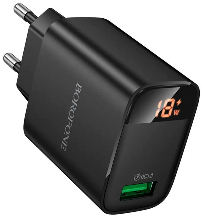 Зарядное устройство Borofone BA95A USB Type-C черный купить,NaN