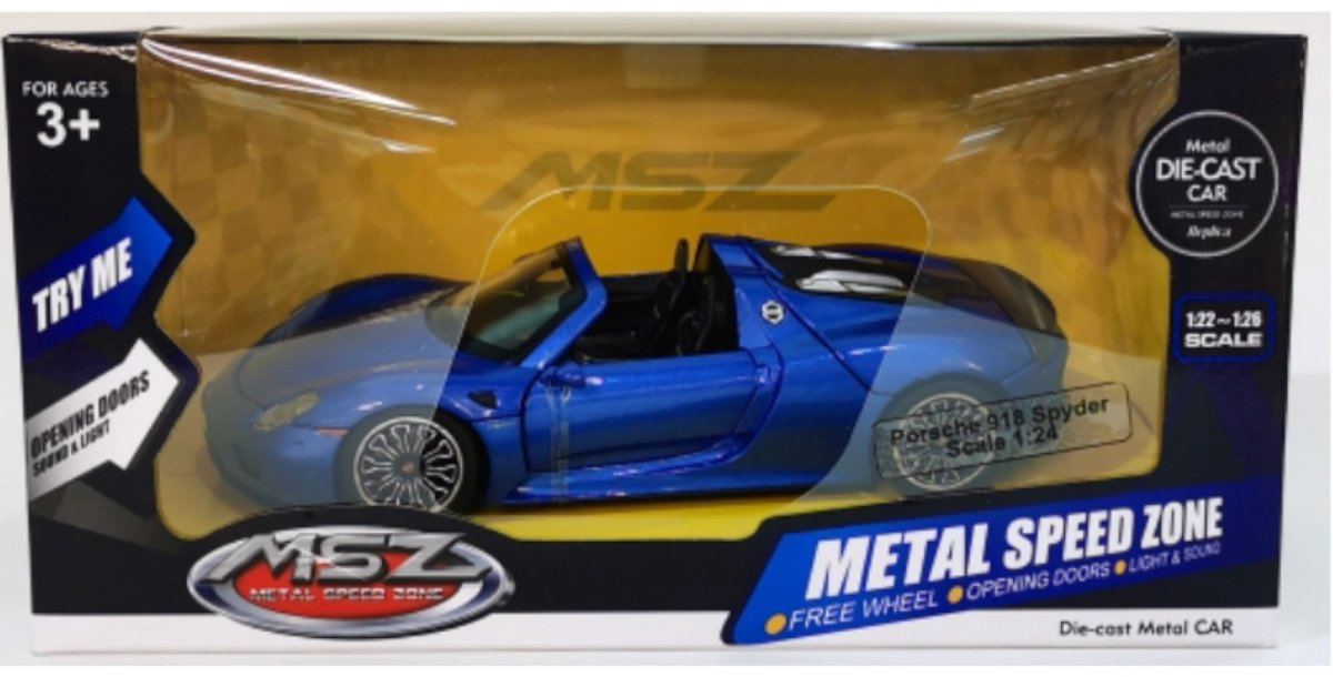Легковая MSZ Porsche 918 Spyder синий купить,NaN