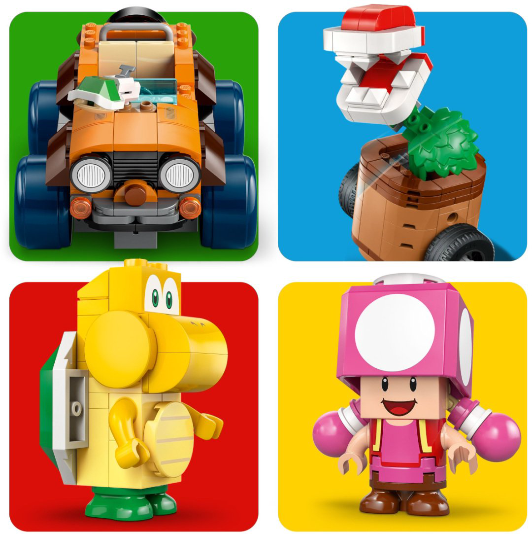 Конструктор LEGO Погоня за растениями-пираньями Super Mario, деталей 588 шт купить,NaN