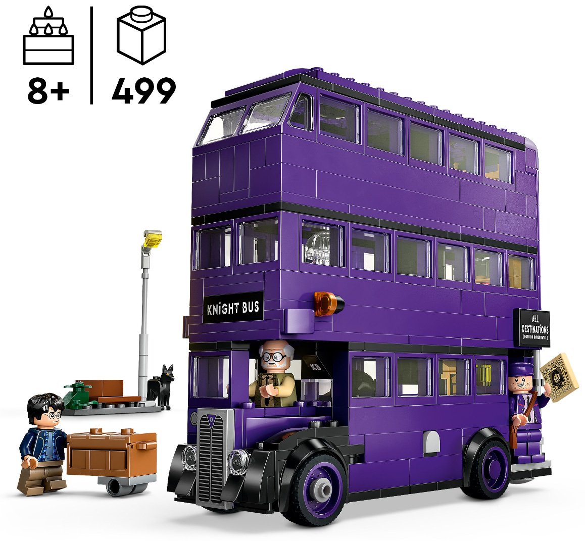 Конструктор LEGO Приключение на автобусе Ночной рыцарь, деталей 499 шт купить,NaN