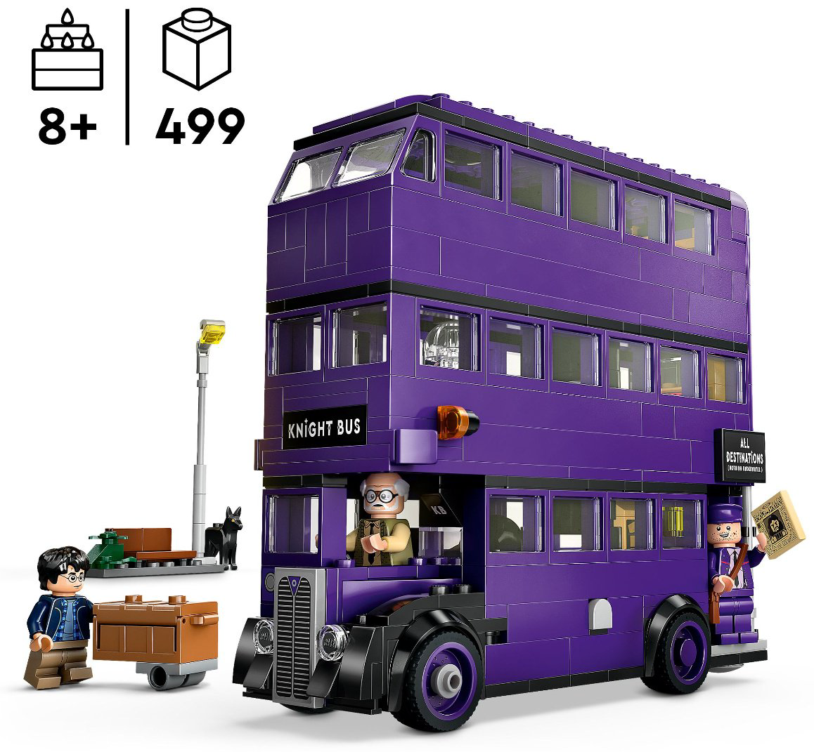 Конструктор LEGO Приключение на автобусе Ночной рыцарь, деталей 499 шт купить,NaN