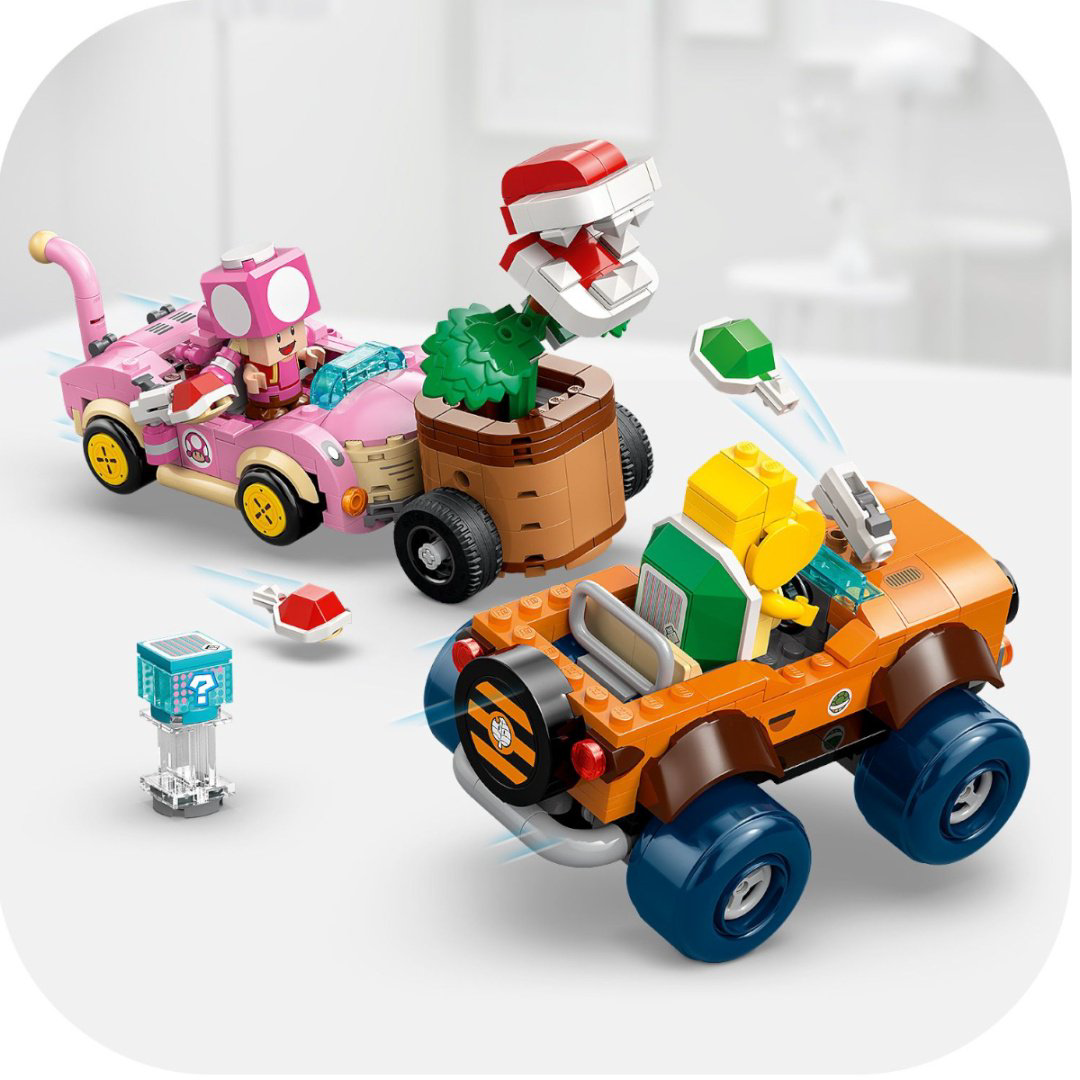 Конструктор LEGO Погоня за растениями-пираньями Super Mario, деталей 588 шт купить,NaN