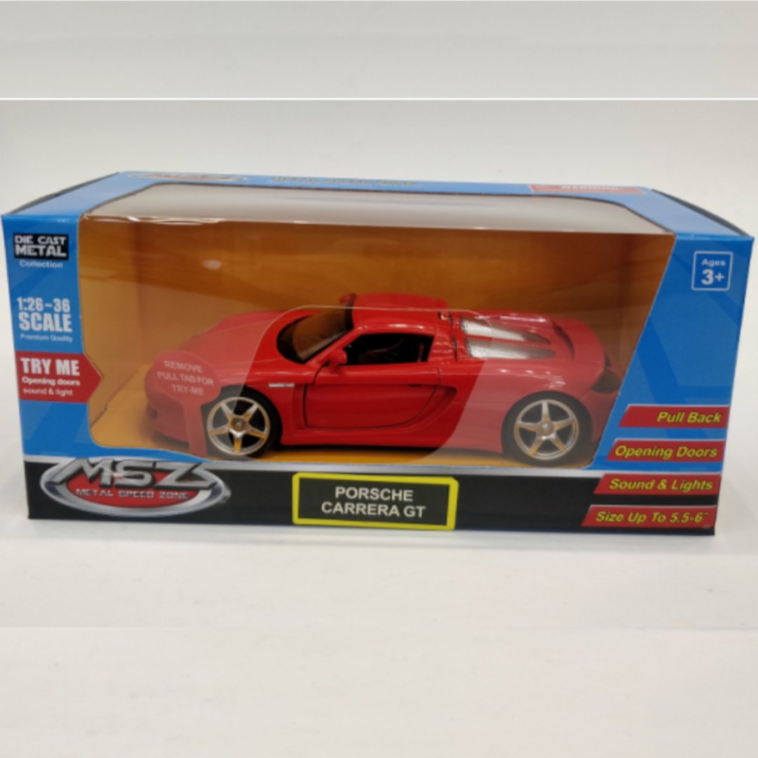 Легковая MSZ Porsche Carrera GT красный