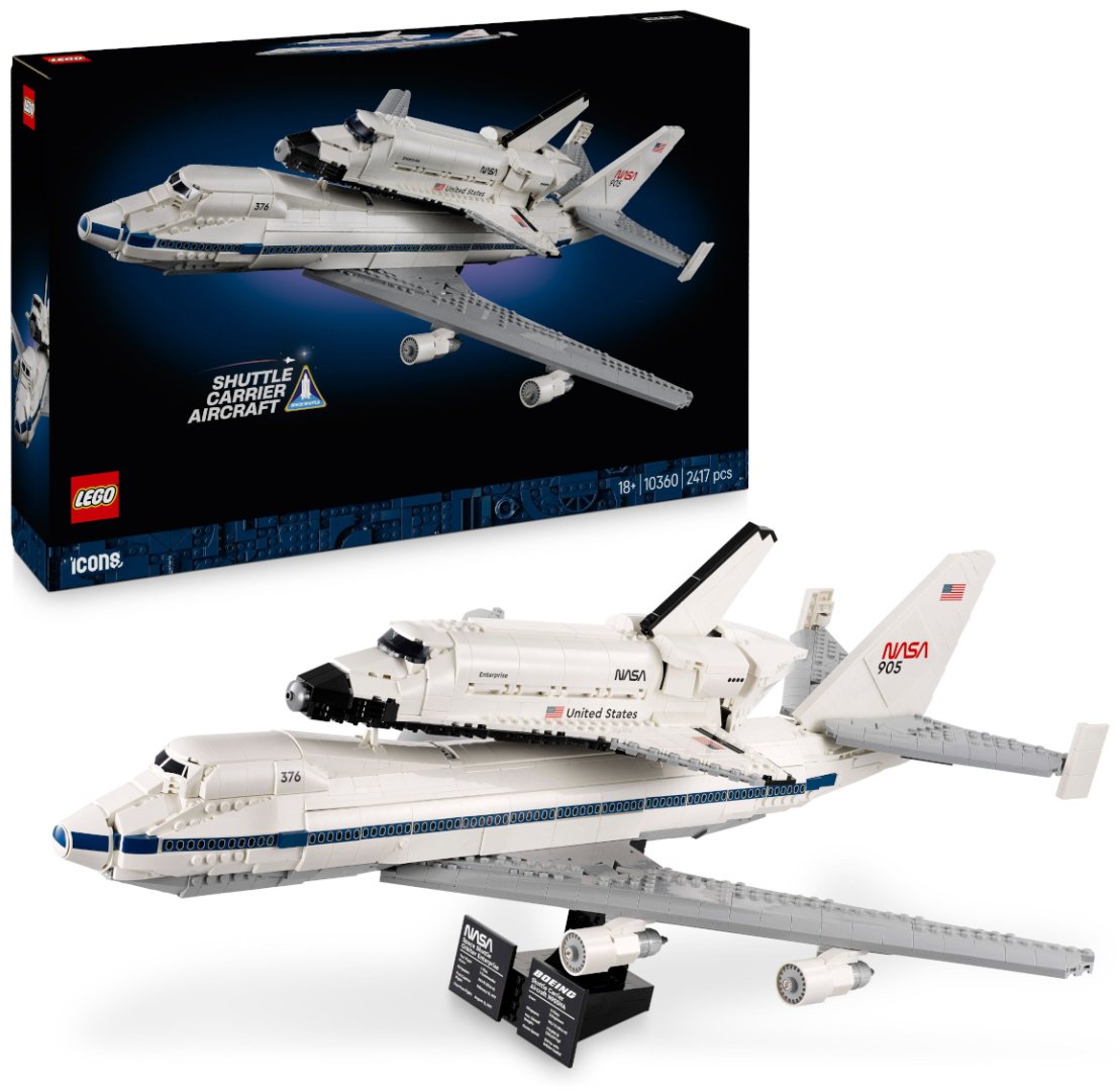 Конструктор LEGO Самолет-носитель шаттла Icons, деталей 2417 шт купить,NaN