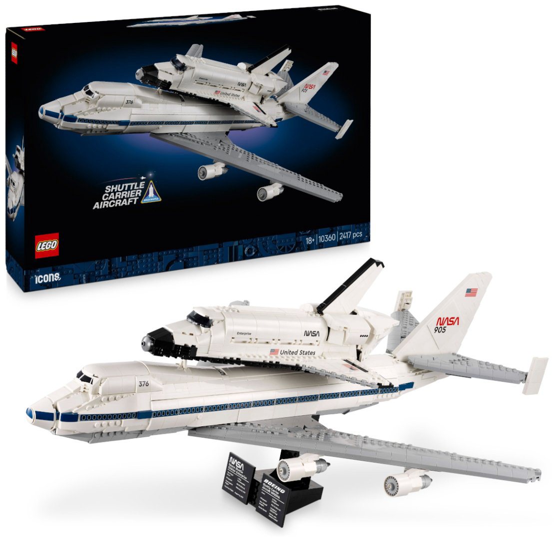 Конструктор LEGO Самолет-носитель шаттла Icons, деталей 2417 шт купить,NaN