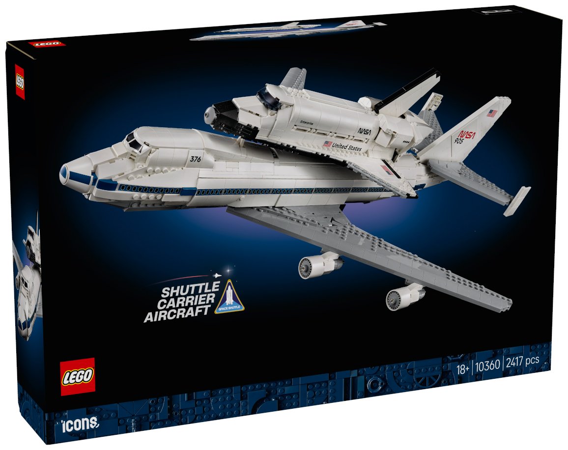 Конструктор LEGO Самолет-носитель шаттла Icons, деталей 2417 шт купить,NaN