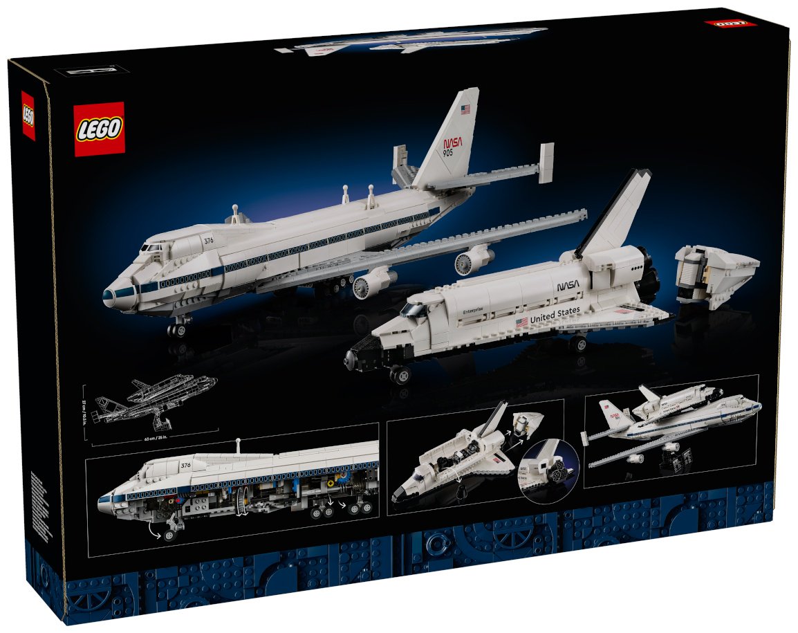 Конструктор LEGO Самолет-носитель шаттла Icons, деталей 2417 шт купить,NaN