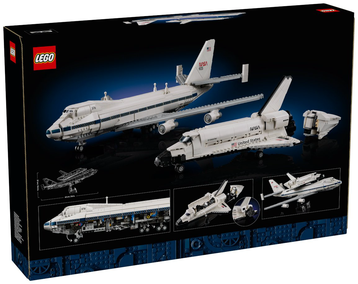 Конструктор LEGO Самолет-носитель шаттла Icons, деталей 2417 шт купить,NaN