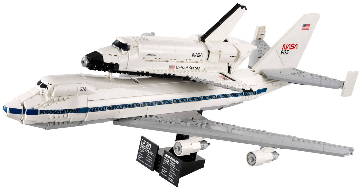Конструктор LEGO Самолет-носитель шаттла Icons, деталей 2417 шт купить,NaN