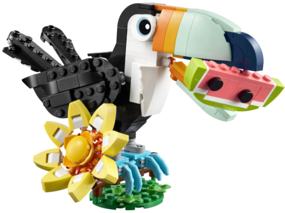 Конструктор LEGO Дикие животные: Тропический Тукан Creator, деталей 225 шт купить,10687