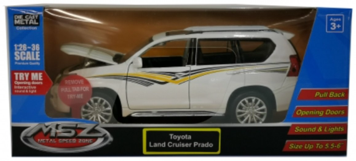 Внедорожник MSZ Toyota Land Cruiser Prado белый купить,NaN