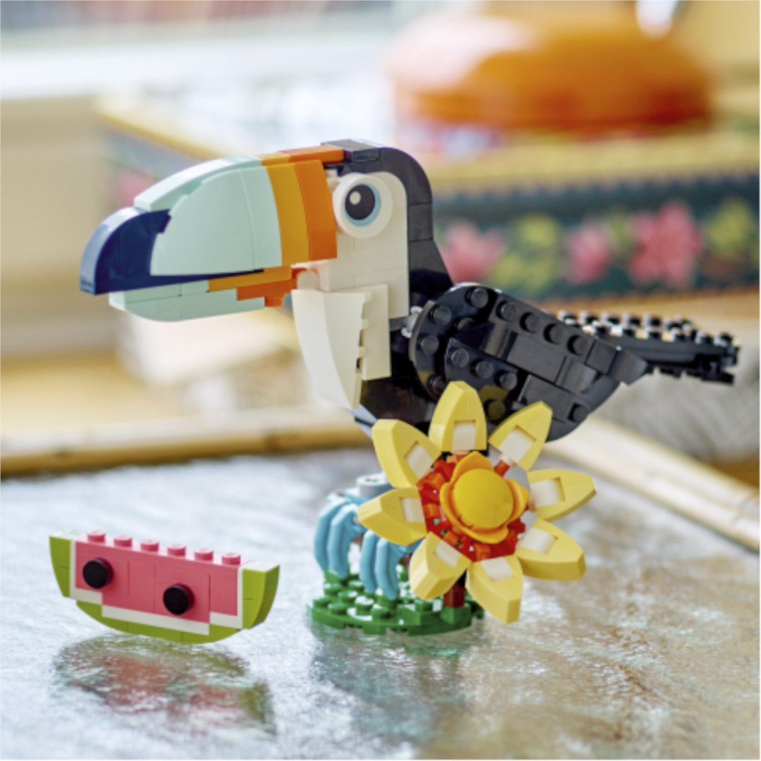 Конструктор LEGO Дикие животные: Тропический Тукан Creator, деталей 225 шт купить,10687