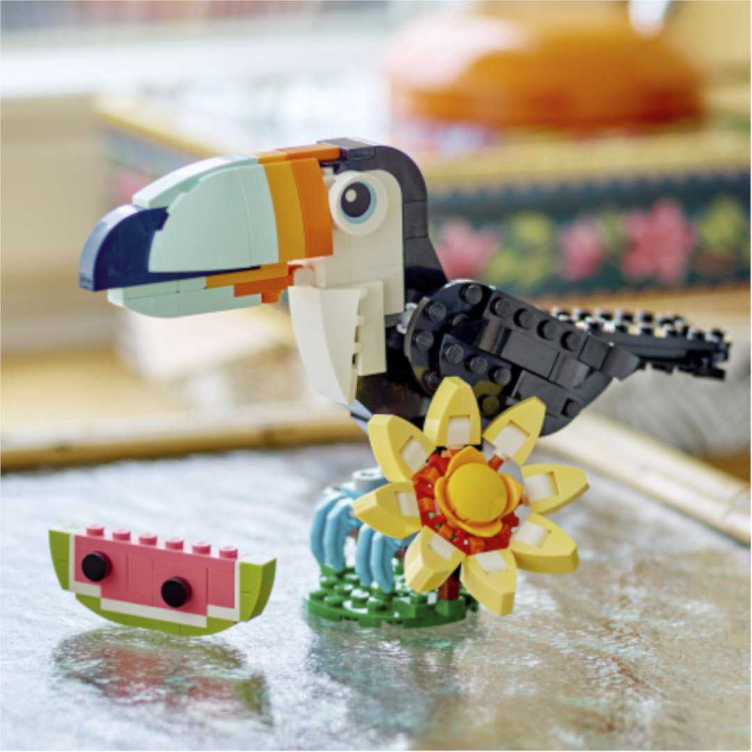 Конструктор LEGO Дикие животные: Тропический Тукан Creator, деталей 225 шт купить,10687