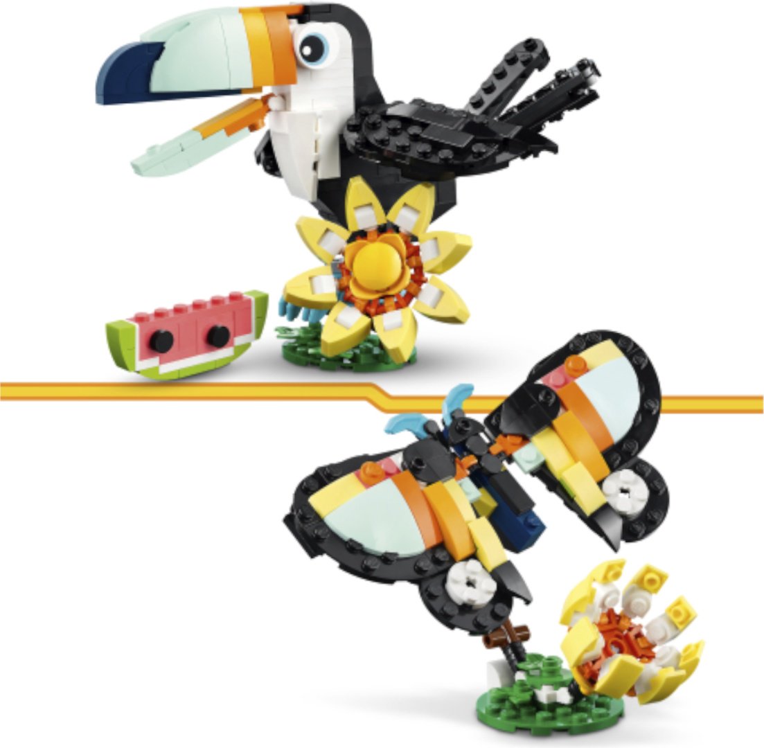 Конструктор LEGO Дикие животные: Тропический Тукан Creator, деталей 225 шт купить,10687
