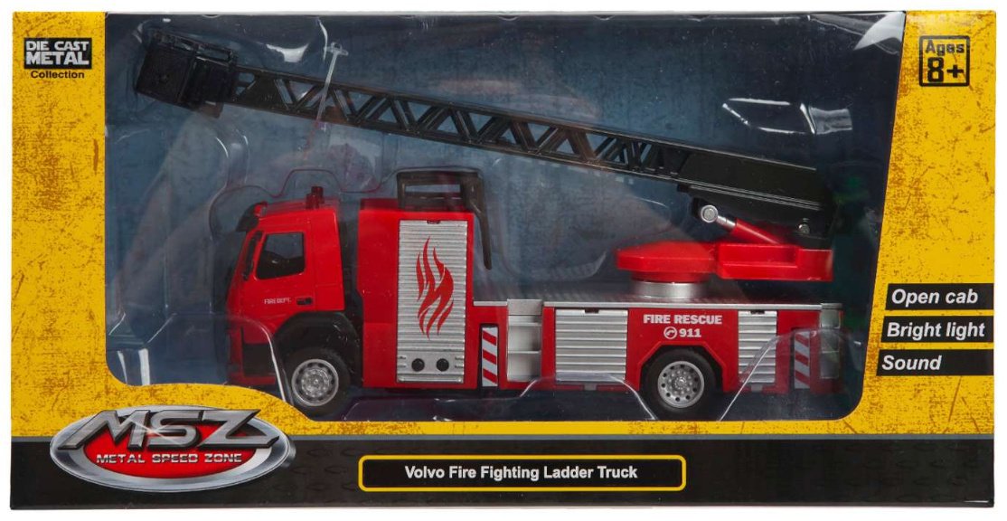 Пожарная машина MSZ Volvo Fire Fighting Ladder Truck красный - ForteMarket Пожарная машина MSZ Volvo Fire Fighting Ladder Truck красный купить,0