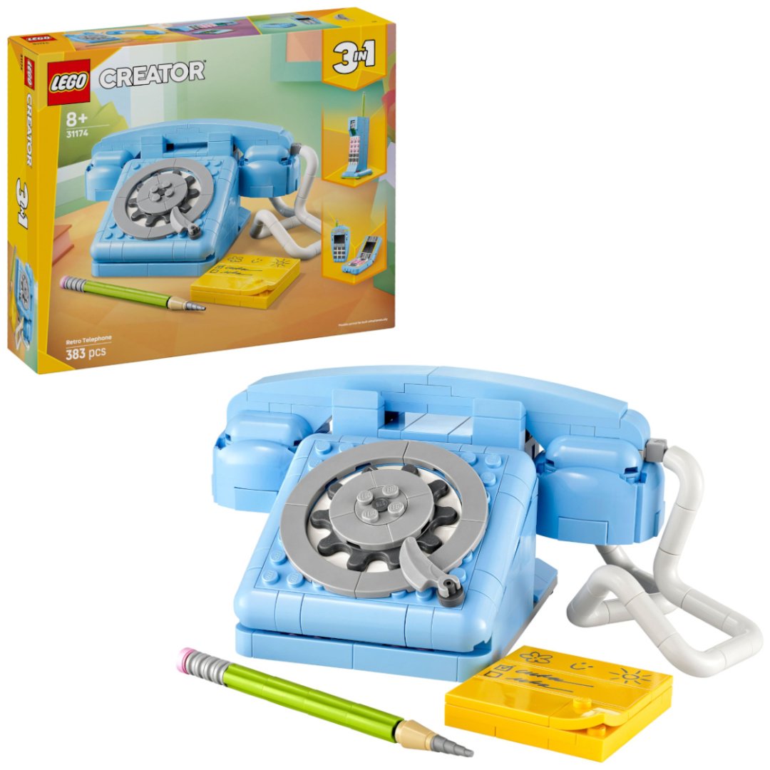 Конструктор LEGO Ретро-телефон Creator, деталей 383 шт