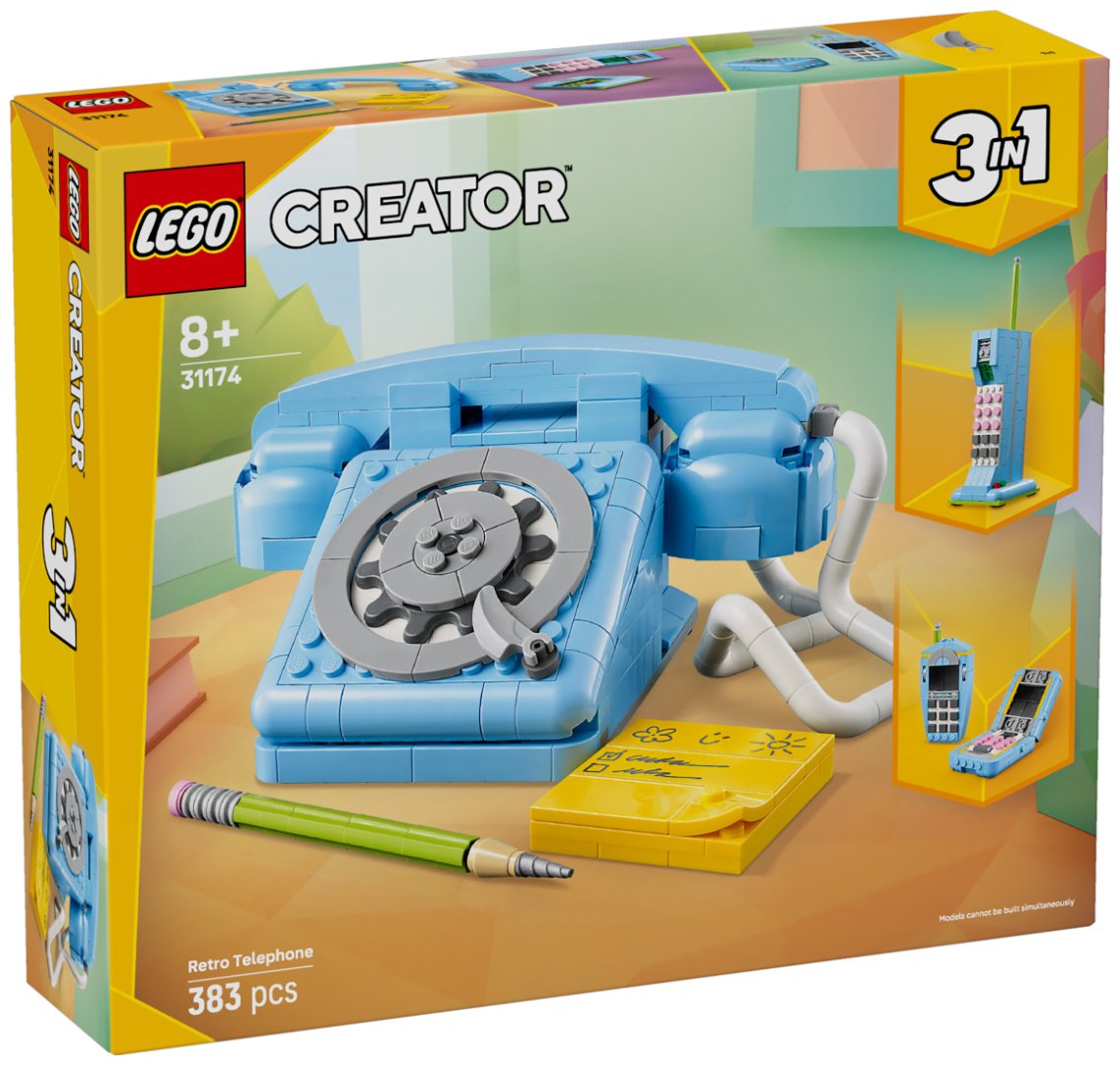 Конструктор LEGO Ретро-телефон Creator, деталей 383 шт