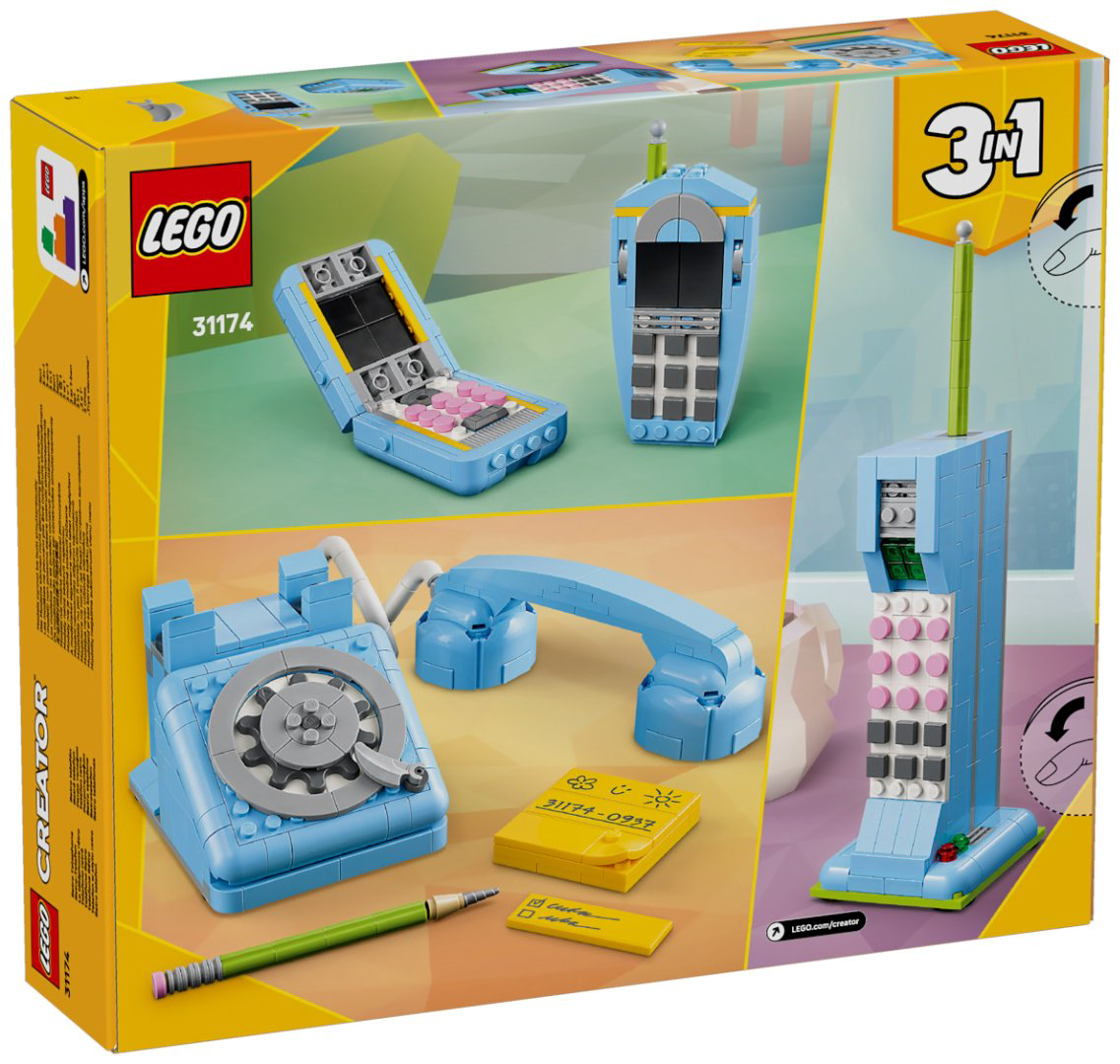 Конструктор LEGO Ретро-телефон Creator, деталей 383 шт купить,22710