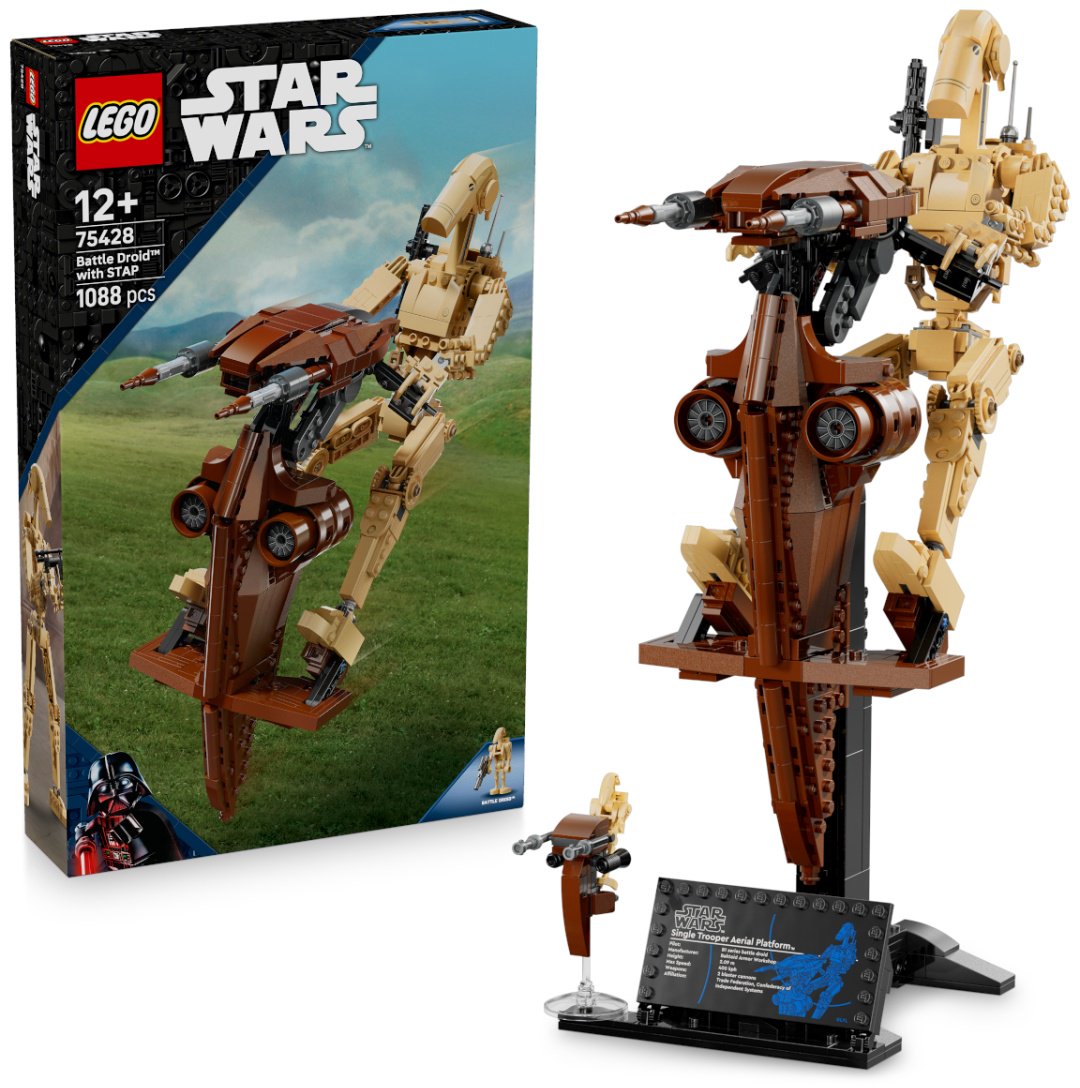 Конструктор LEGO Боевой Дроид с транспортным средством STAP Star Wars, деталей 1087 шт купить,NaN