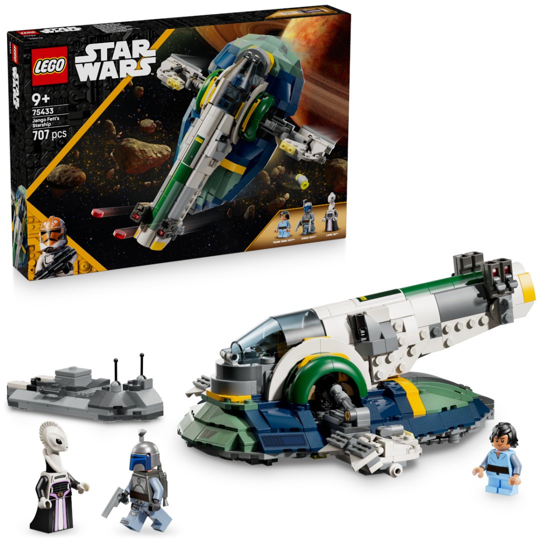 Конструктор LEGO Звездолет Джанго Фетта, деталей 707 шт