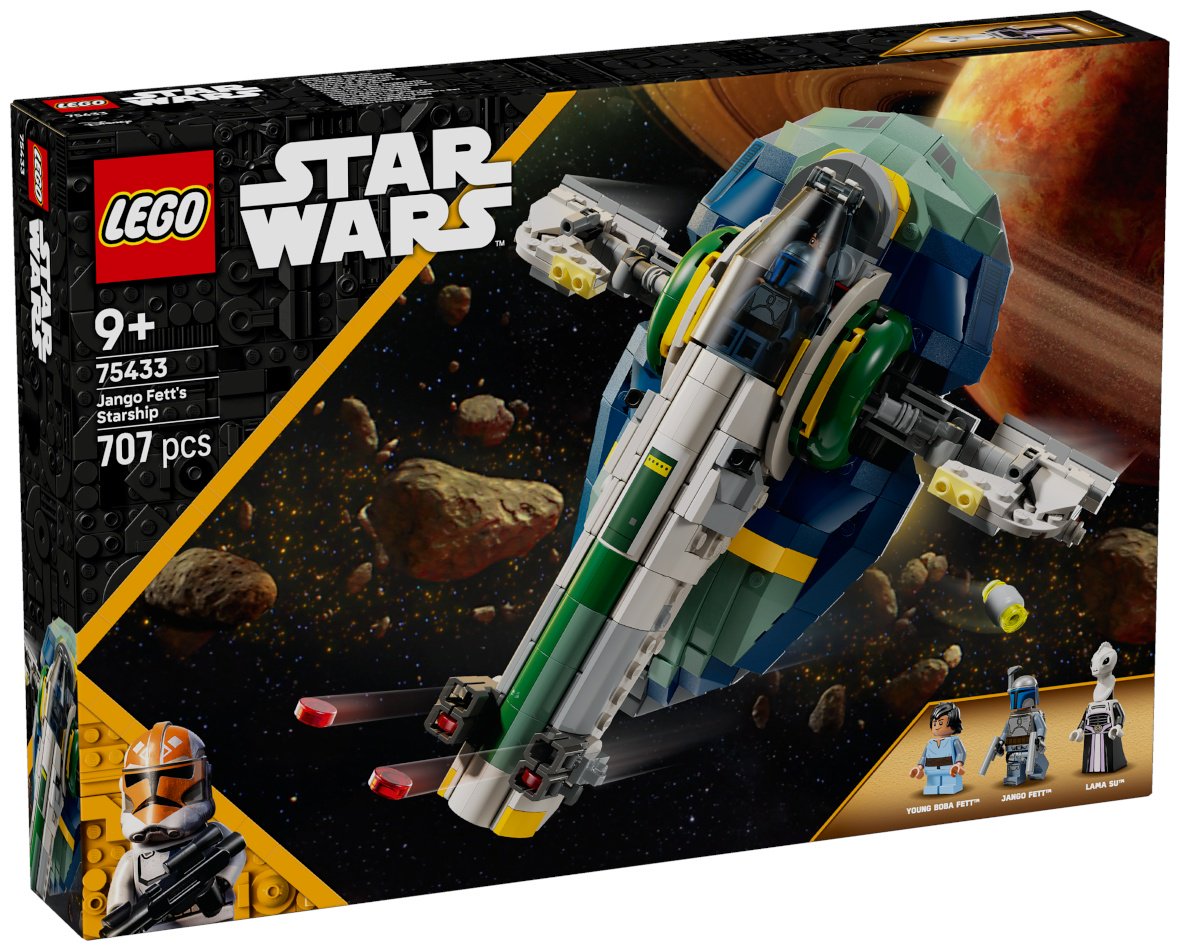 Конструктор LEGO Звездолет Джанго Фетта, деталей 707 шт - ForteMarket Конструктор LEGO Звездолет Джанго Фетта, деталей 707 шт купить,0