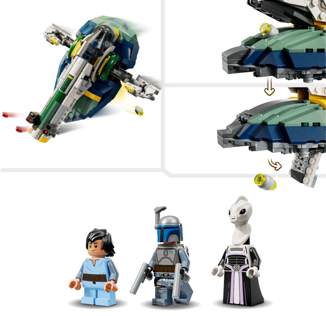 Конструктор LEGO Звездолет Джанго Фетта, деталей 707 шт купить,NaN