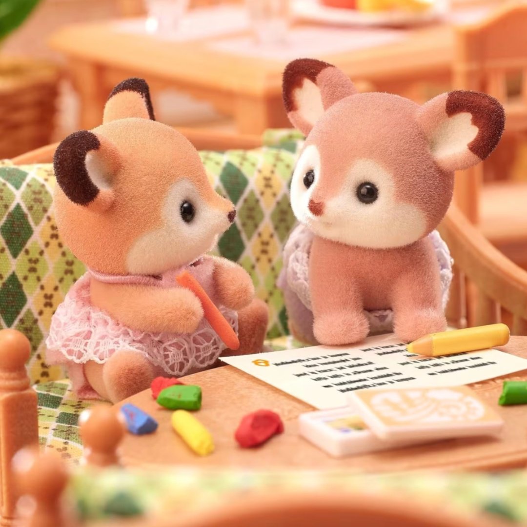 Набор Sylvanian Families Оленята близнецы - ForteMarket Набор Sylvanian Families Оленята близнецы купить,0