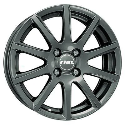 Комплект дисков RIAL Milano 7x17 5x114.3 ET47 D70.1 титановый купить,364000