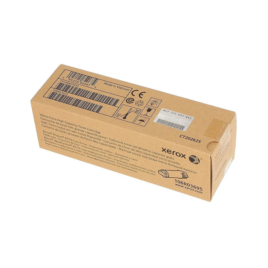 Тонер-картридж Xerox 106R03695 желтый купить,NaN