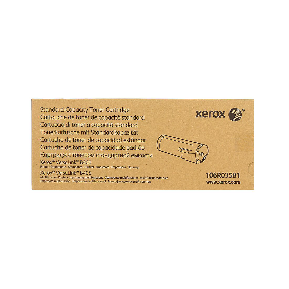 Тонер-картридж Xerox 106R03581 черный