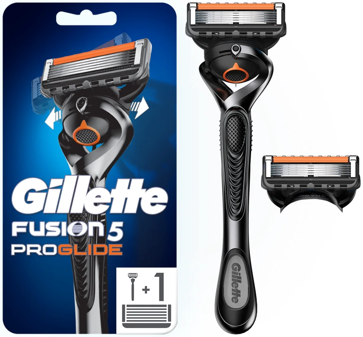 Бритвенный станок Gillette Fusion5 ProGlide + сменная кассета 1шт купить,NaN