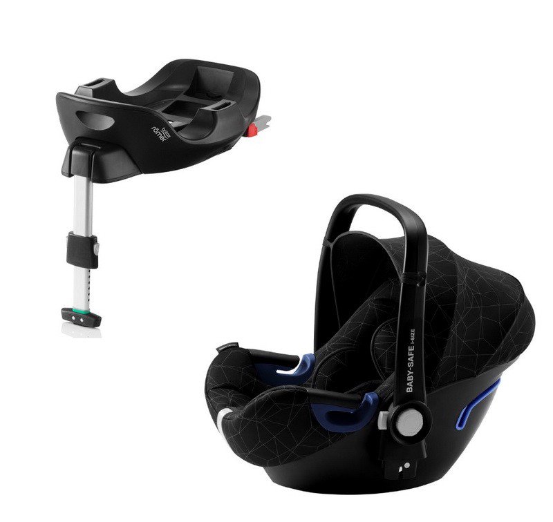 Автокресло Britax Römer Baby-Safe 2 i-Size база Flex crystal black купить,NaN