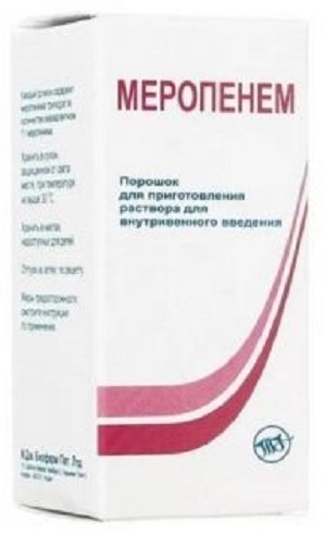 Меропенем порошок 1 г 1 шт