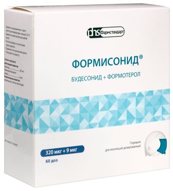 Формисонид порошок 320 мкг/9 мкг 60 доз