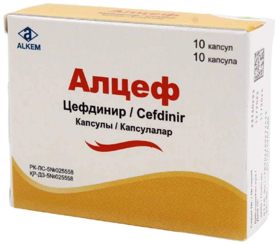 Алцеф капсулы 300 мг 10 шт