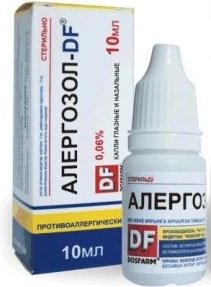 Алергозол-DF капли 0.06% 10 мл
