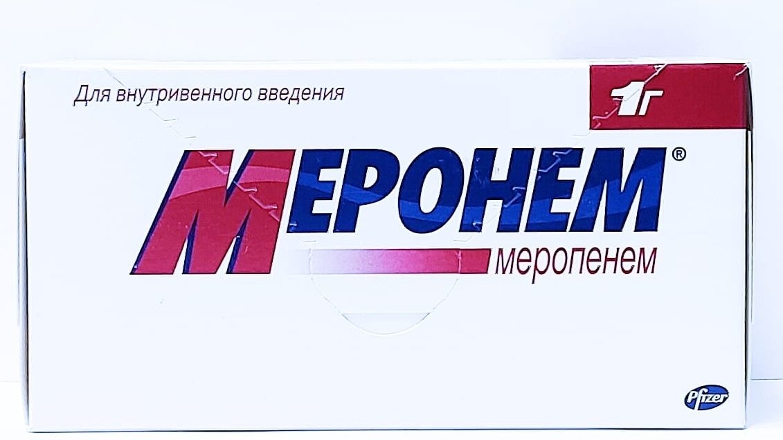 Меронем порошок 1 г 10 шт