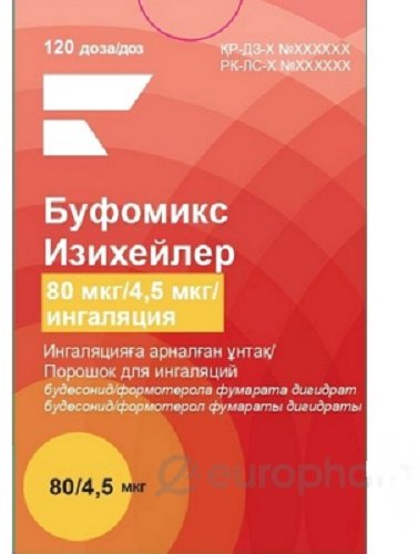 Буфомикс порошок 80 мкг/4.5 мкг 120 доз